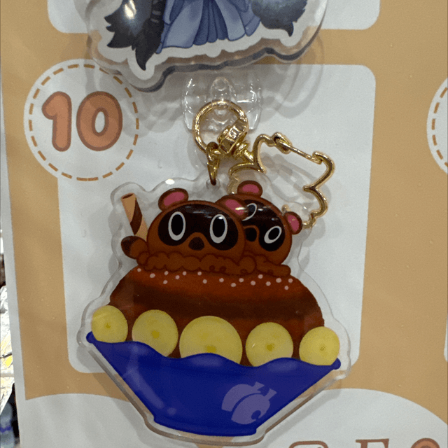 Timmy & Tommy Twin Chocolate Bingsu Double sided Acrylic Keyring